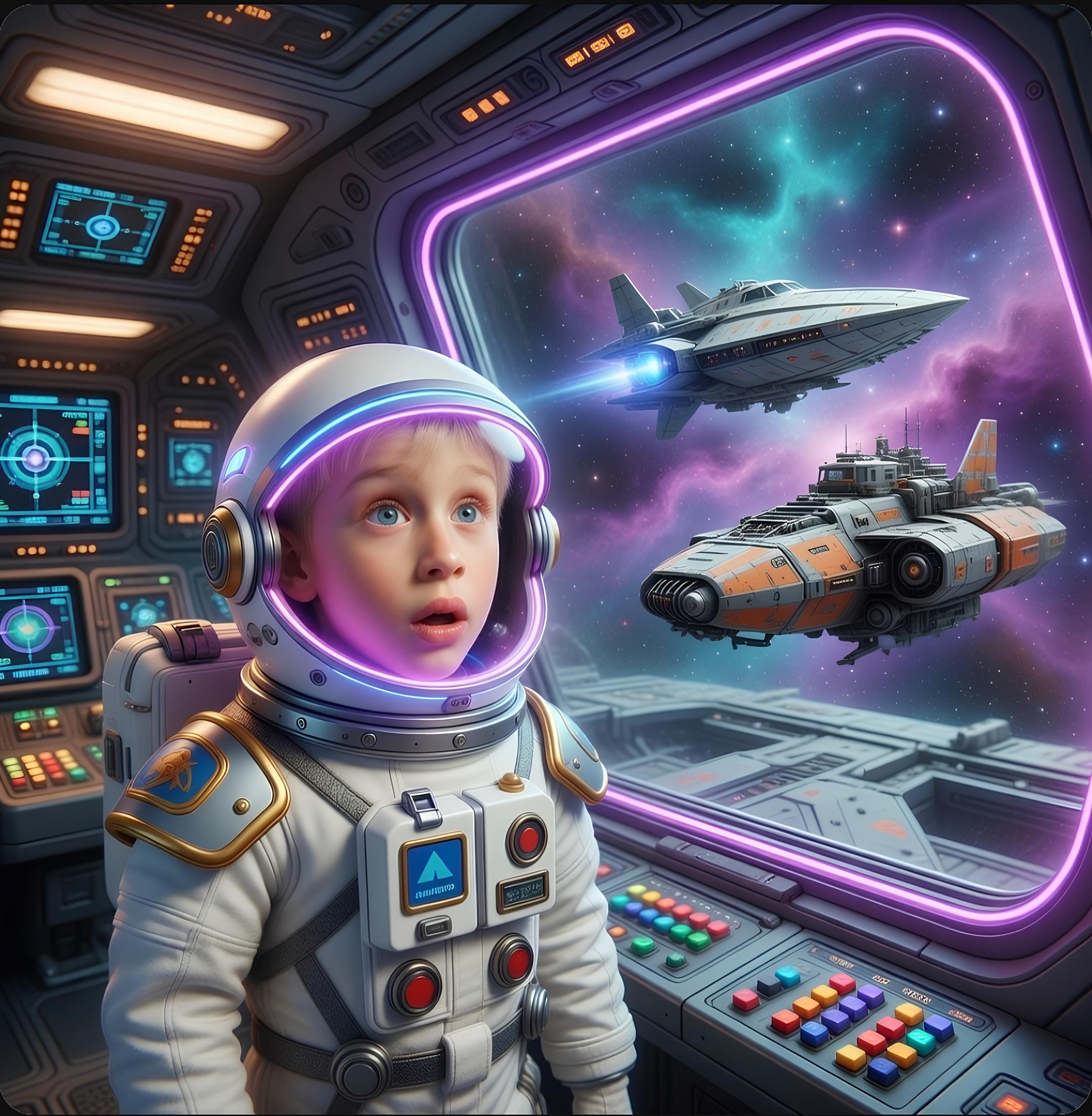 💎 MUG Galaxy Pioneer – Face Swap Kids Mug 💎