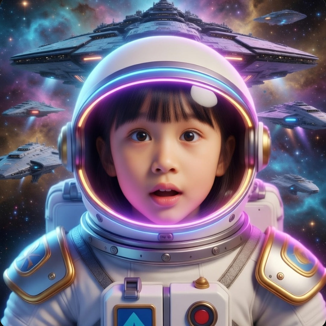 💎 Moon Walker – Face Swap Kids Mug 💎