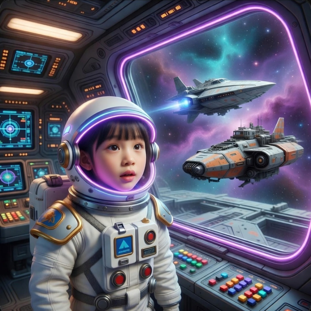 💎 Galaxy Dancer – Face Swap Kids Tee 💎