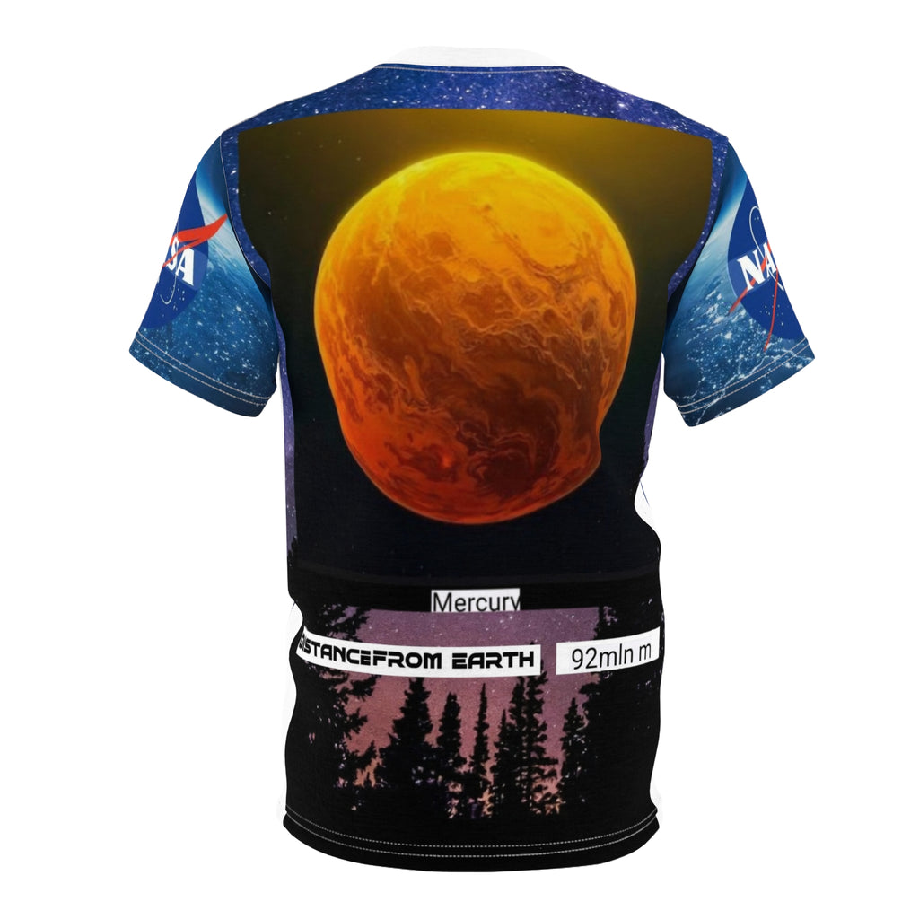 Mercury Series Bright Elegant Tee — Stylish All-Over Print Gift