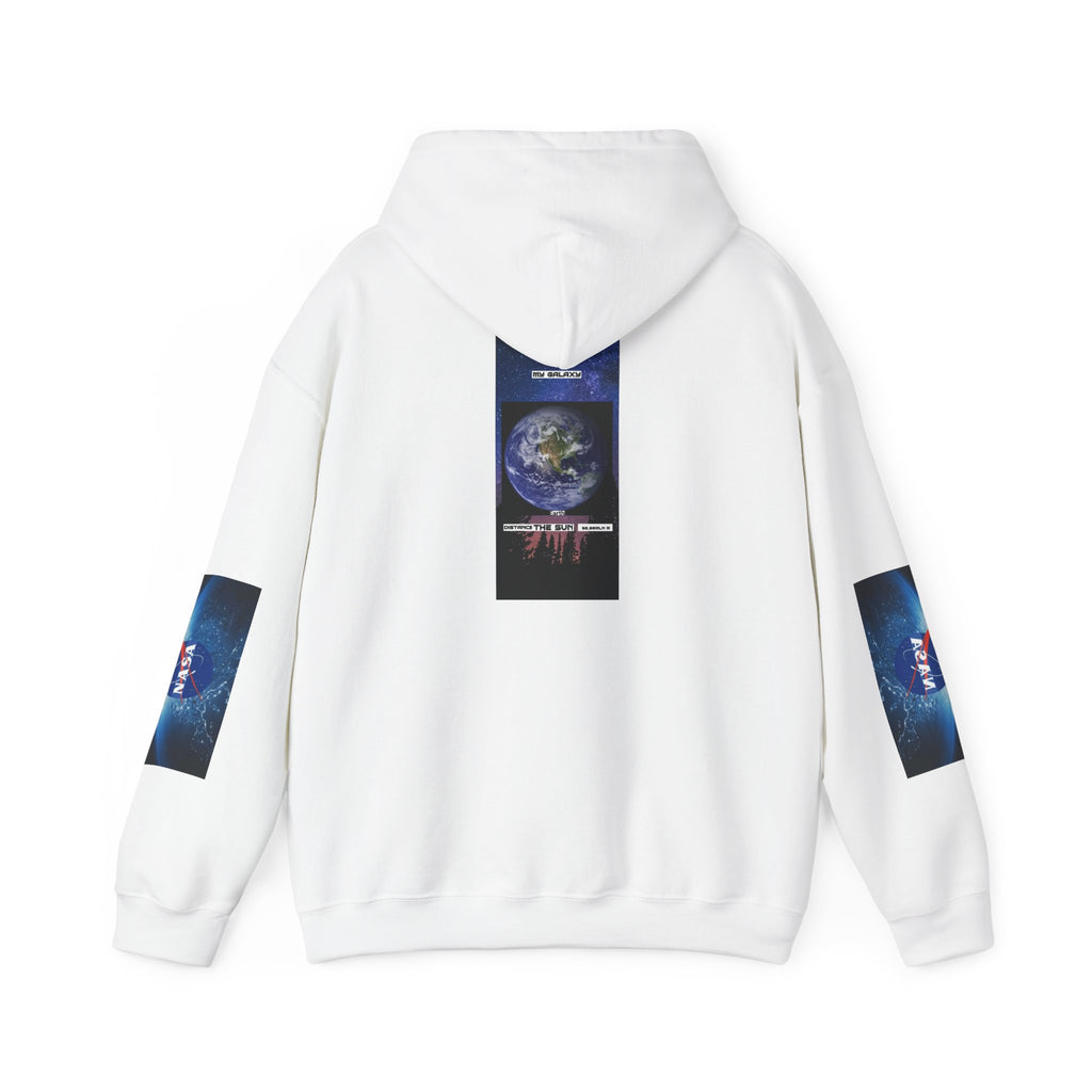 My Galaxy Earth Earth Graphic Hoodie — NASA-Inspired Space Planet Pullover