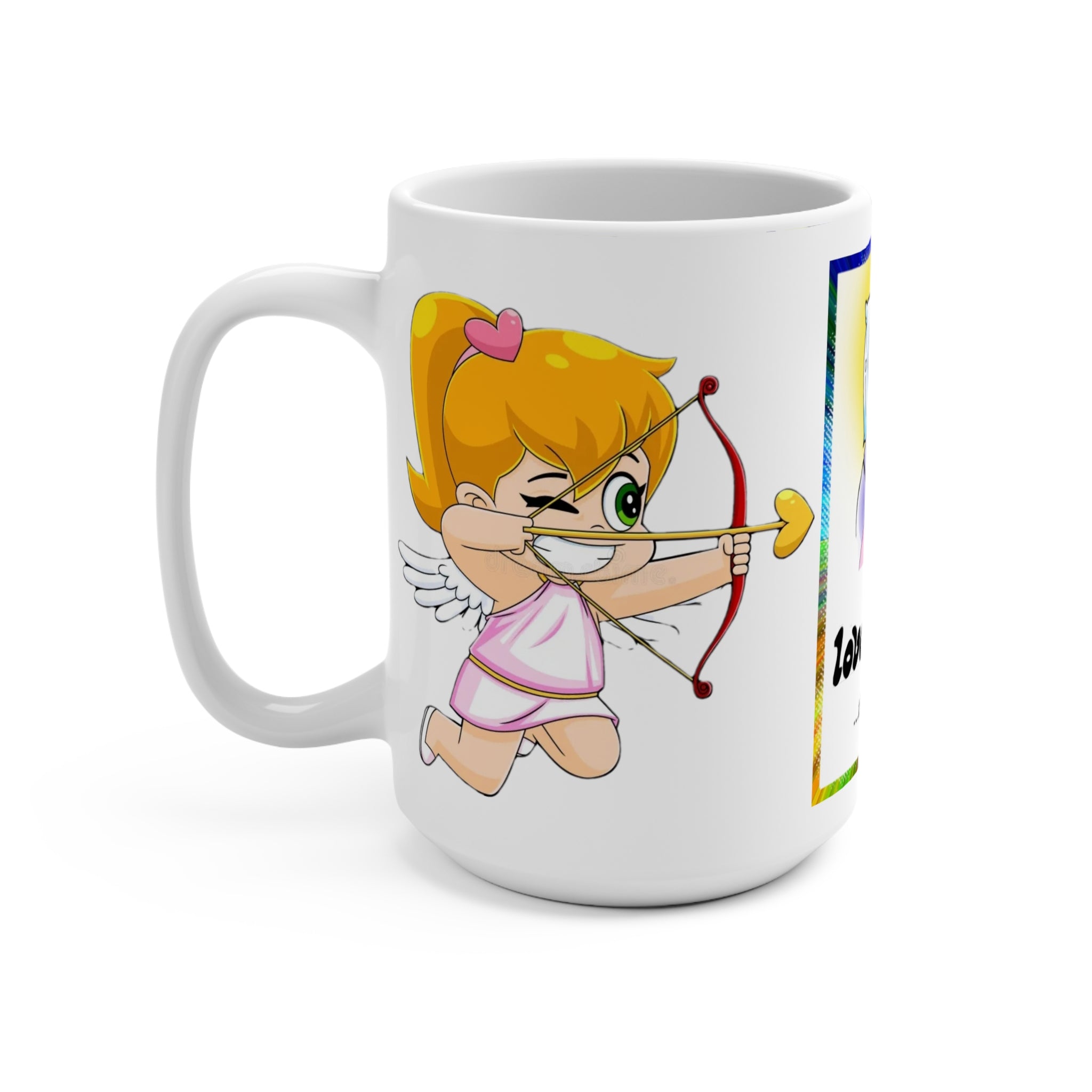 LOVE IS 15oz Mug — Romantic Gift for Lovers, Friends & Colleagues