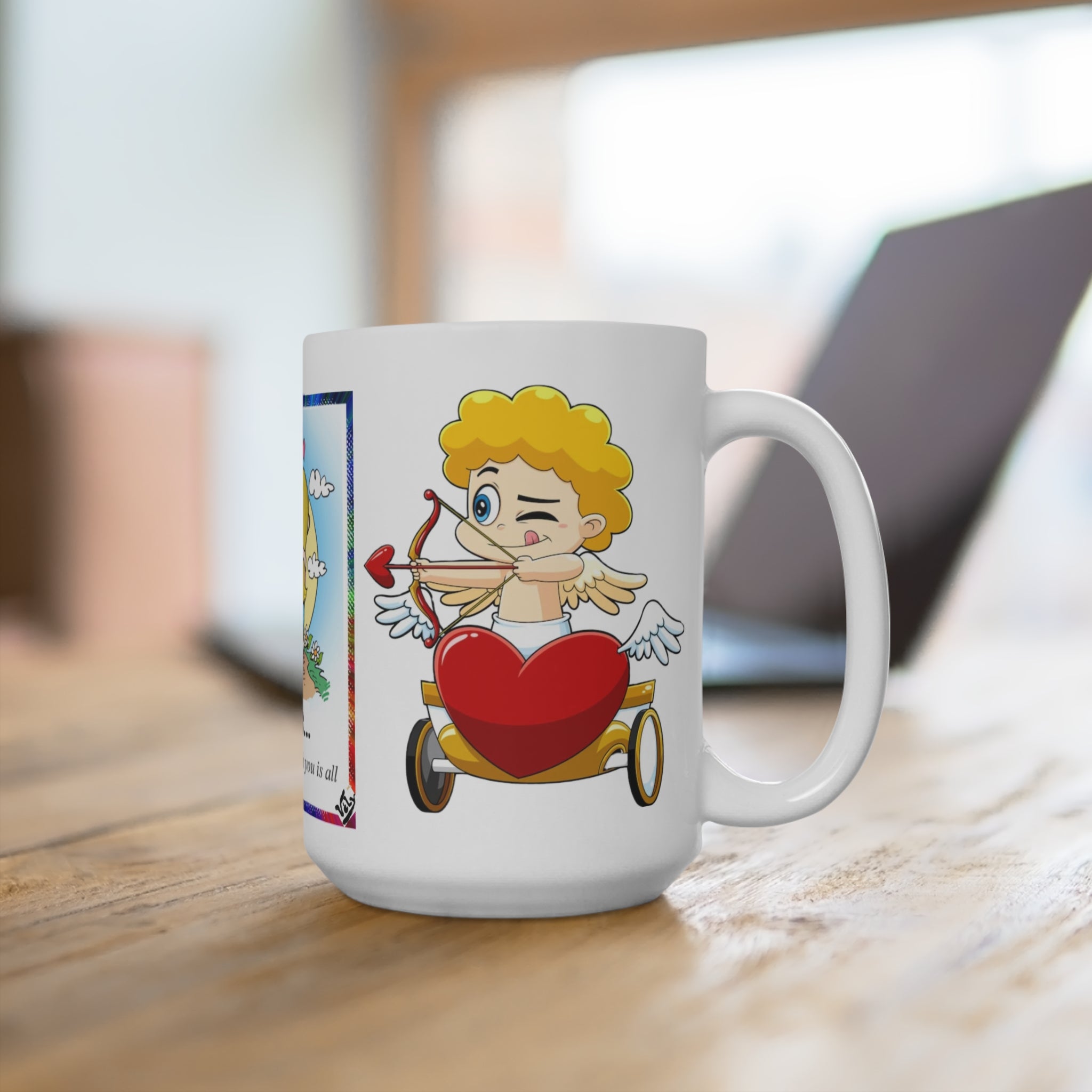 Love Is... 15oz Ceramic Mug — Best Gift