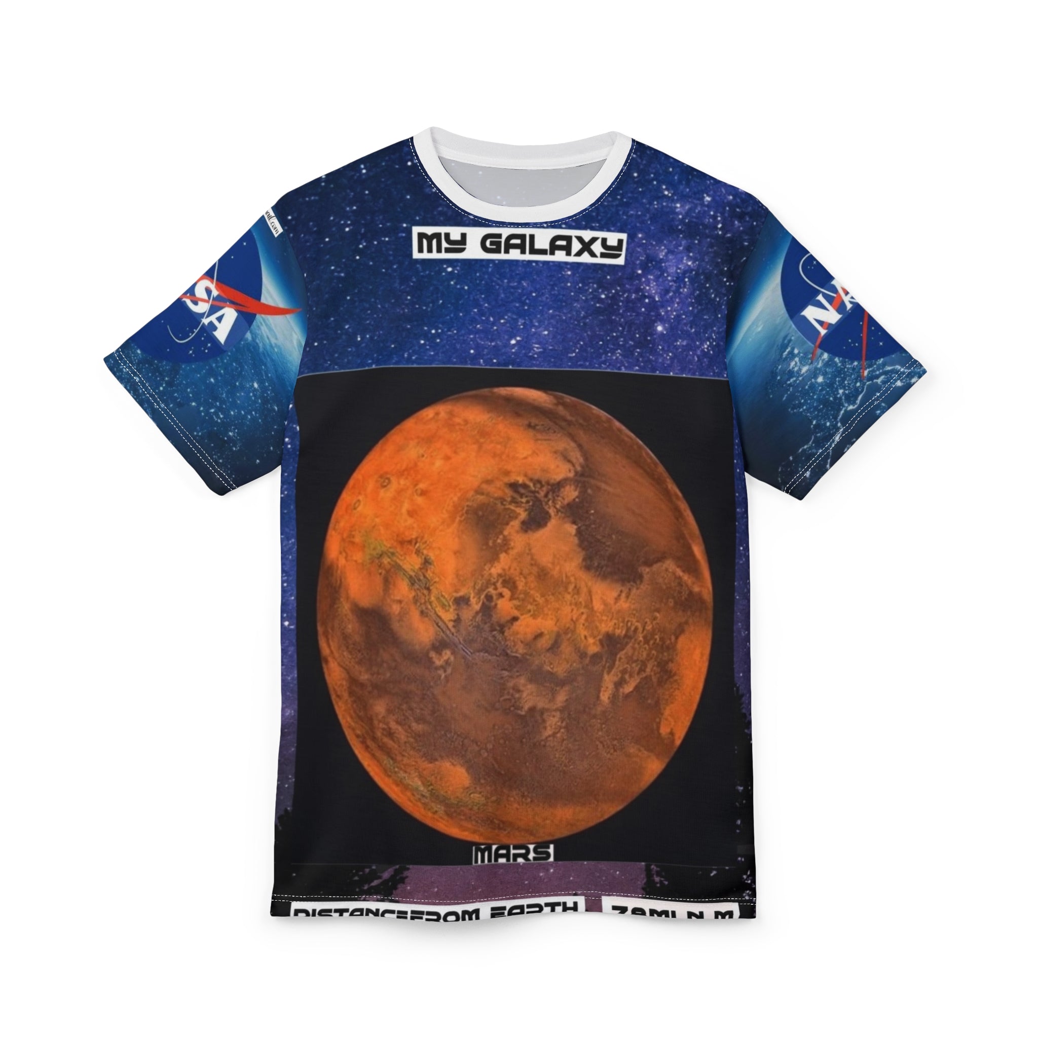 My Galaxy Mars Series T-Shirt — Bright Elegant All-Over Print Gift