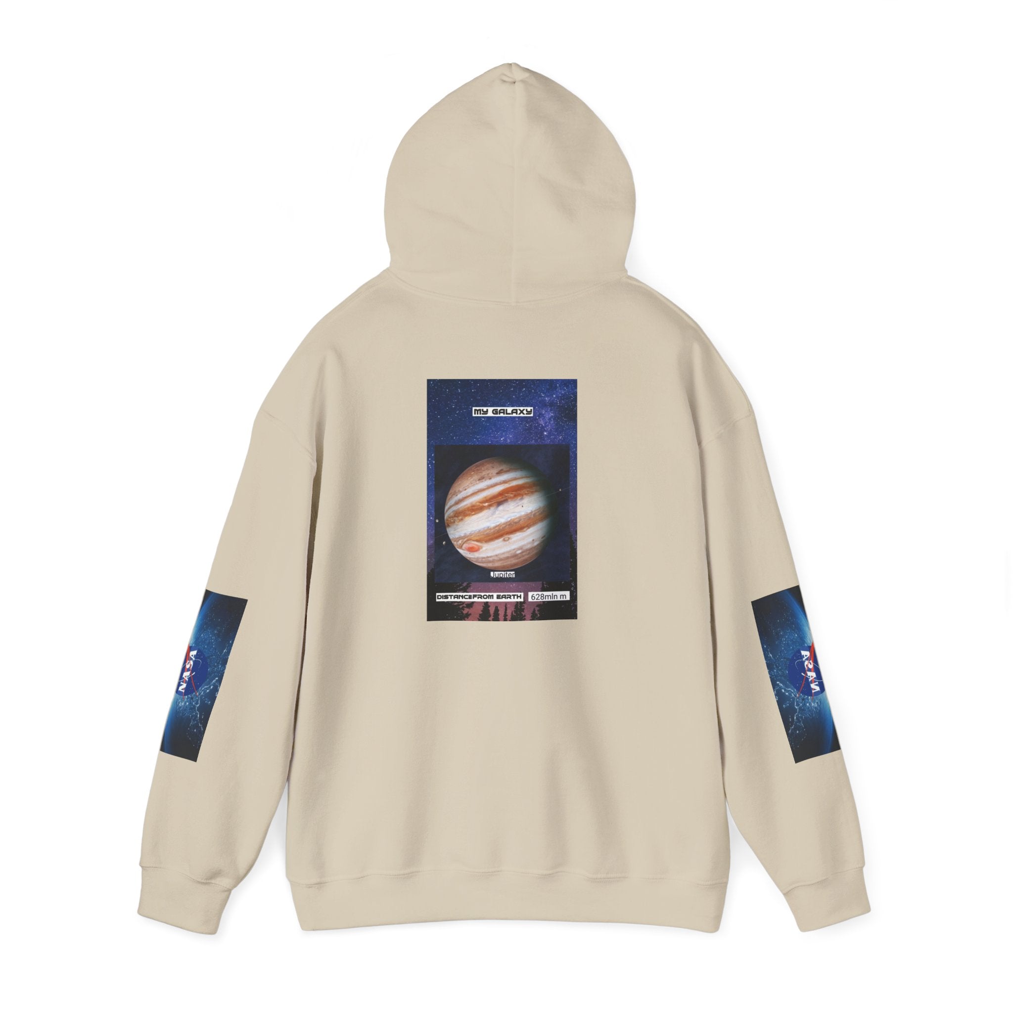 HOODIE MY GALAXY Planet Jupiter Hoodie — NASA-Inspired Space Graphic Pullover