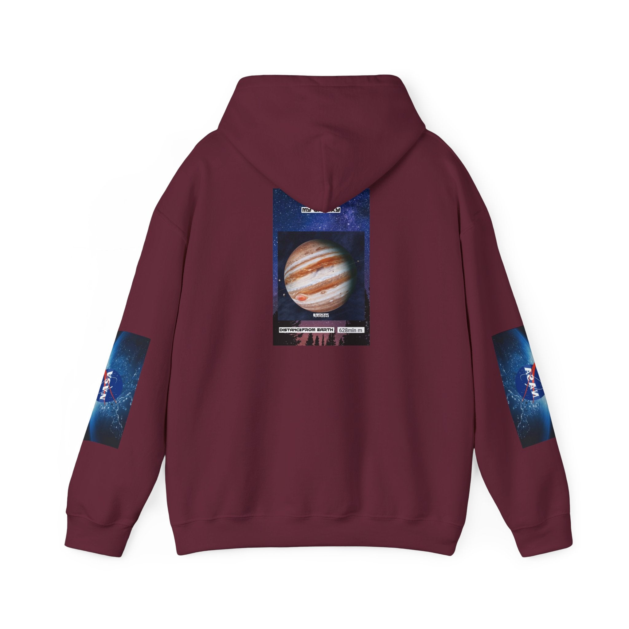 HOODIE MY GALAXY Planet Jupiter Hoodie — NASA-Inspired Space Graphic Pullover