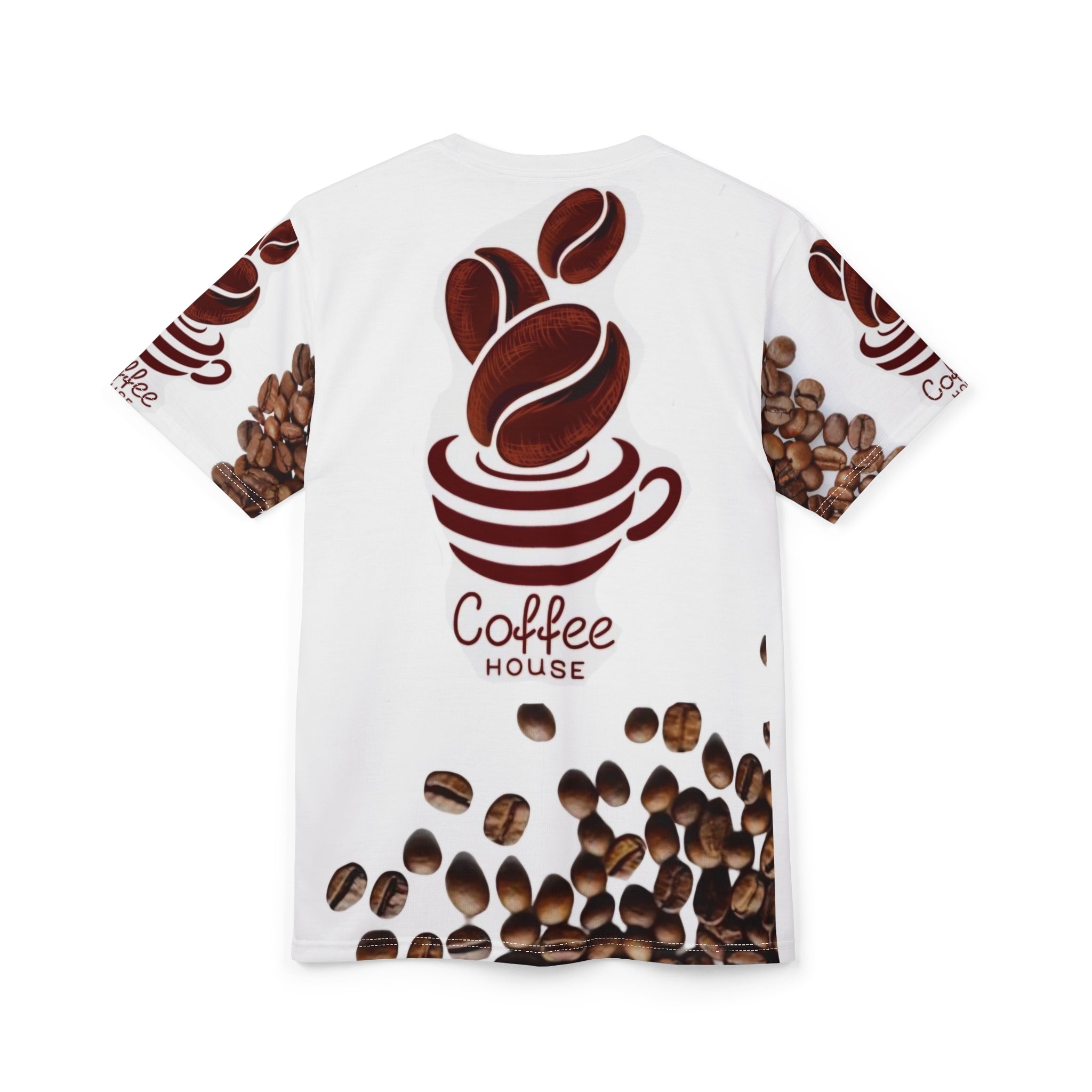 Coffee Shop Branded T-Shirt — Bright Cut & Sew Tee
