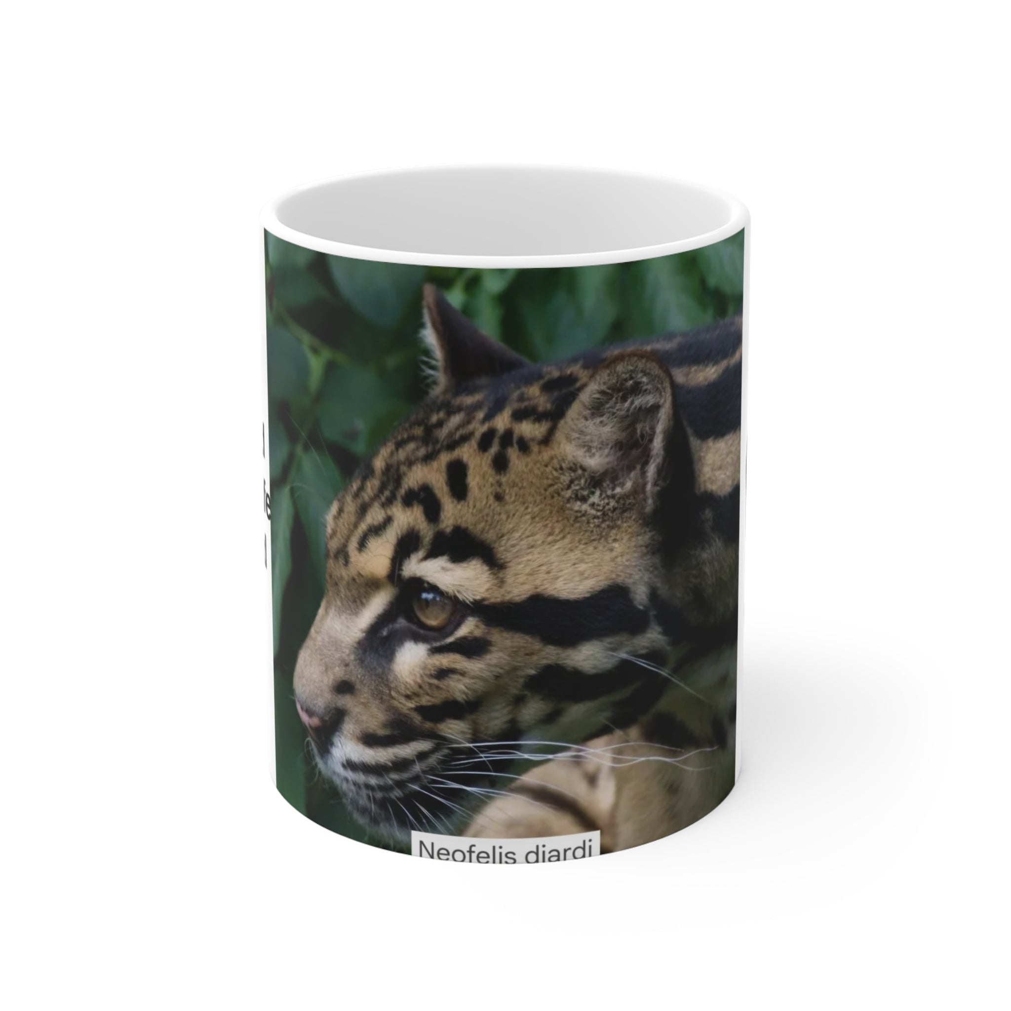 MUG NATURE  WWF Clouded Leopard Mug 11oz – Wildlife Conservation Coffee Cup