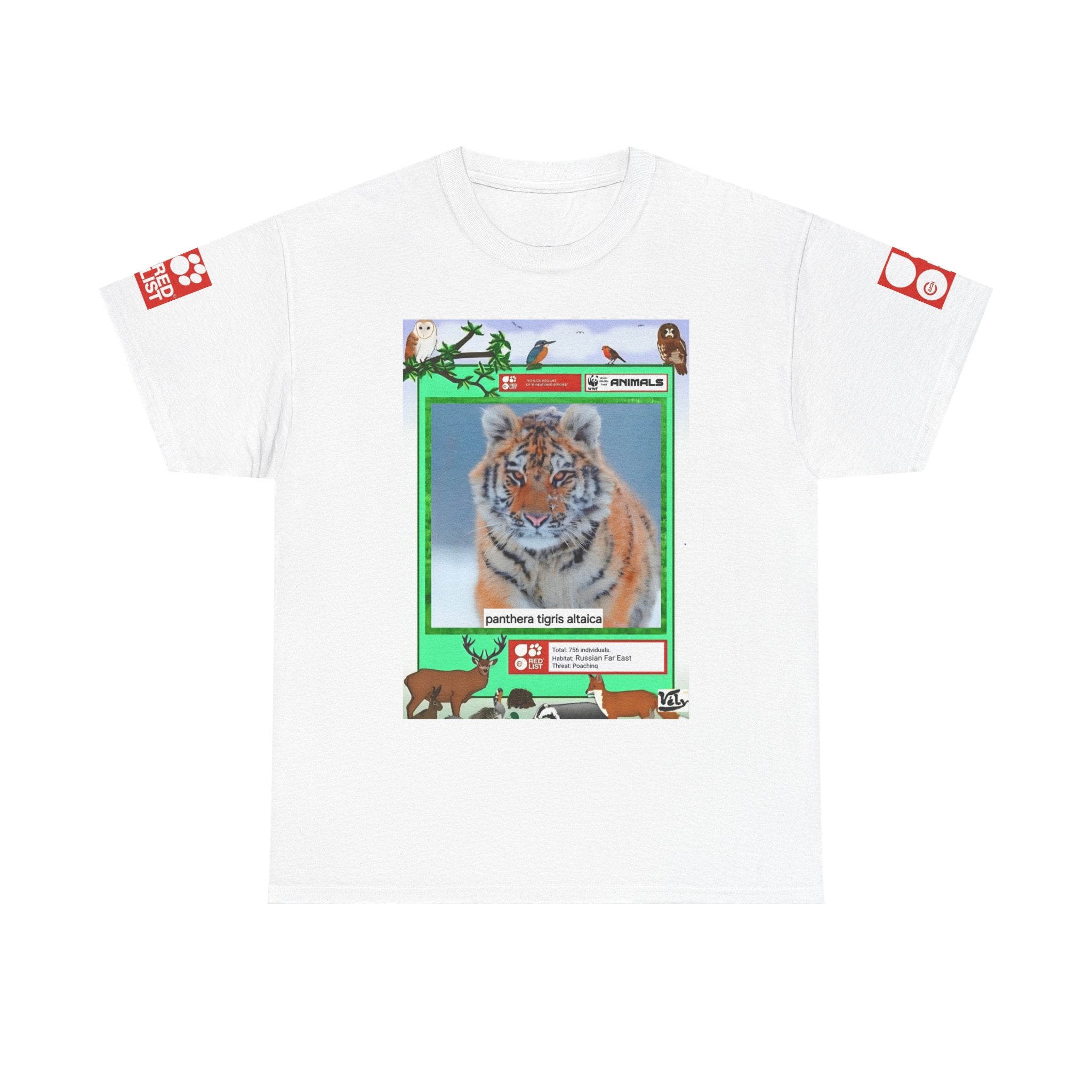 Nature Animals Bright Tee — Vibrant Wildlife Graphic T-Shirt