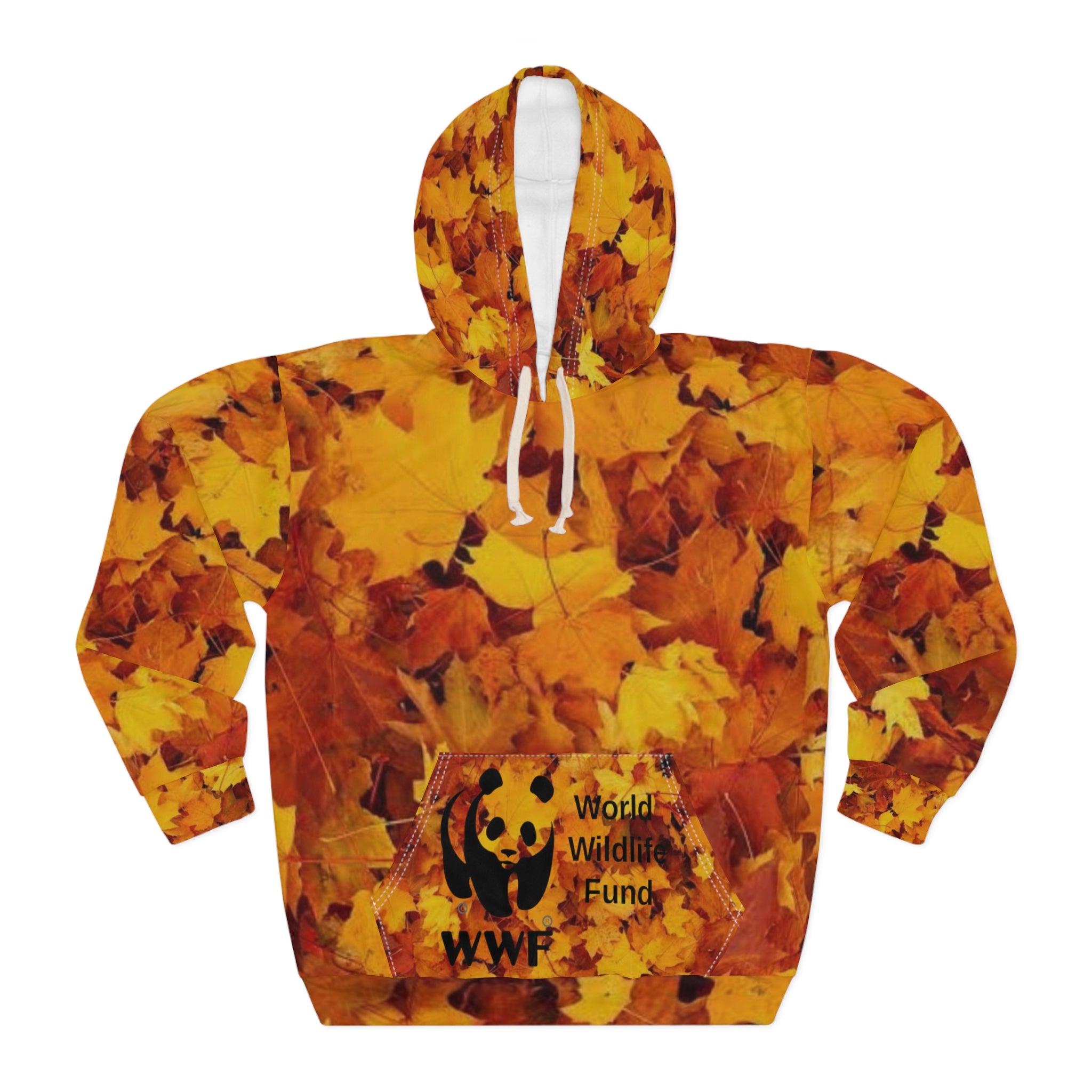 HOODIE NATURE Butterfly & Autumn Leaves Hoodie — WWF-Inspired Nature Pullover