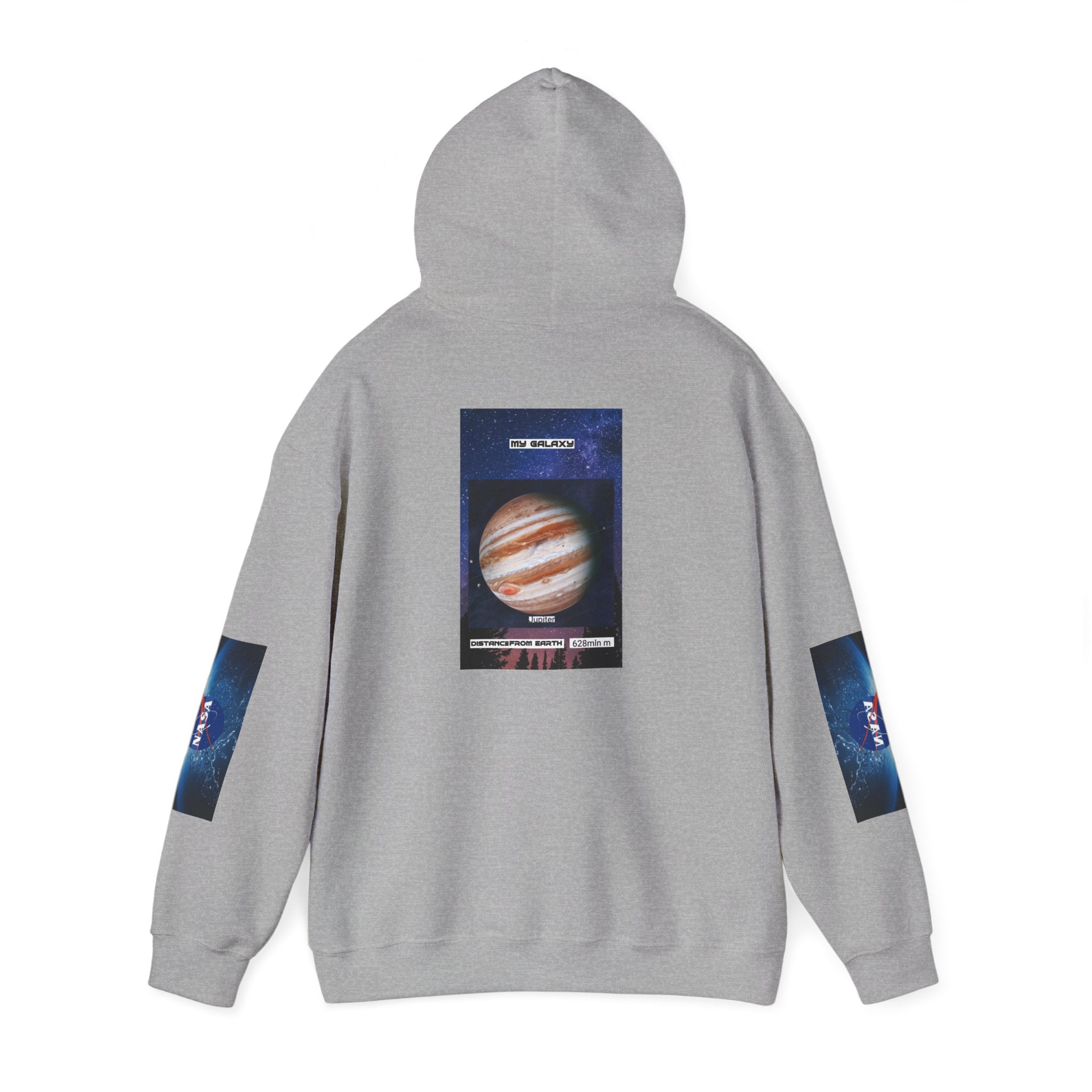 HOODIE MY GALAXY Planet Jupiter Hoodie — NASA-Inspired Space Graphic Pullover
