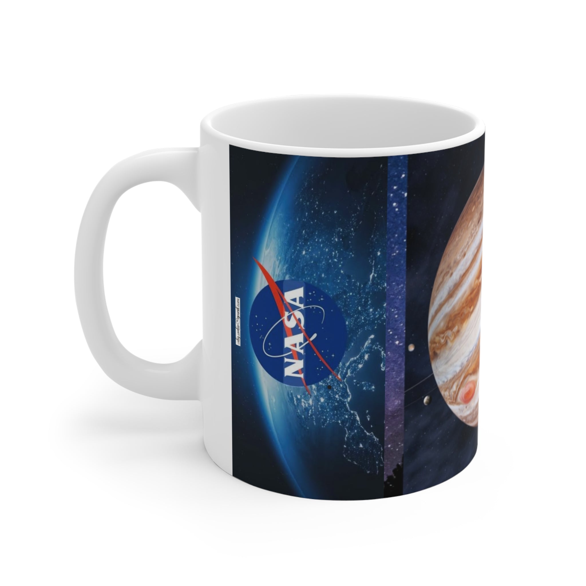 NASA Jupiter Mug — 11oz Space Planet Coffee Cup