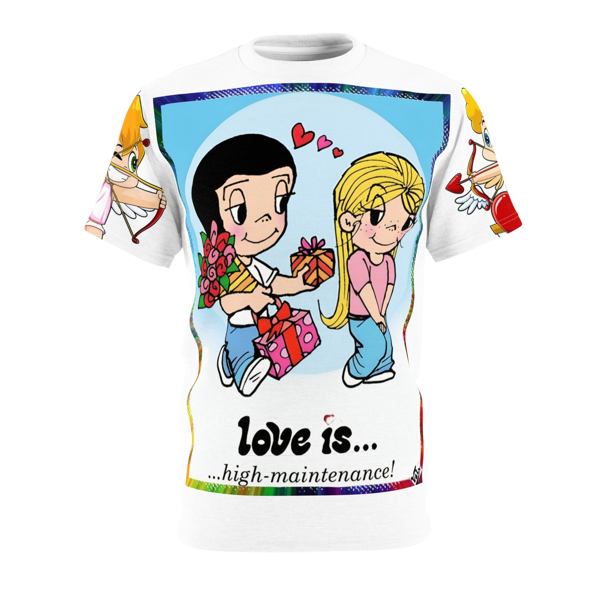 💎 Love Is... High-Maintenance Tee — Funny Cartoon Couple Gift Shirt 💎