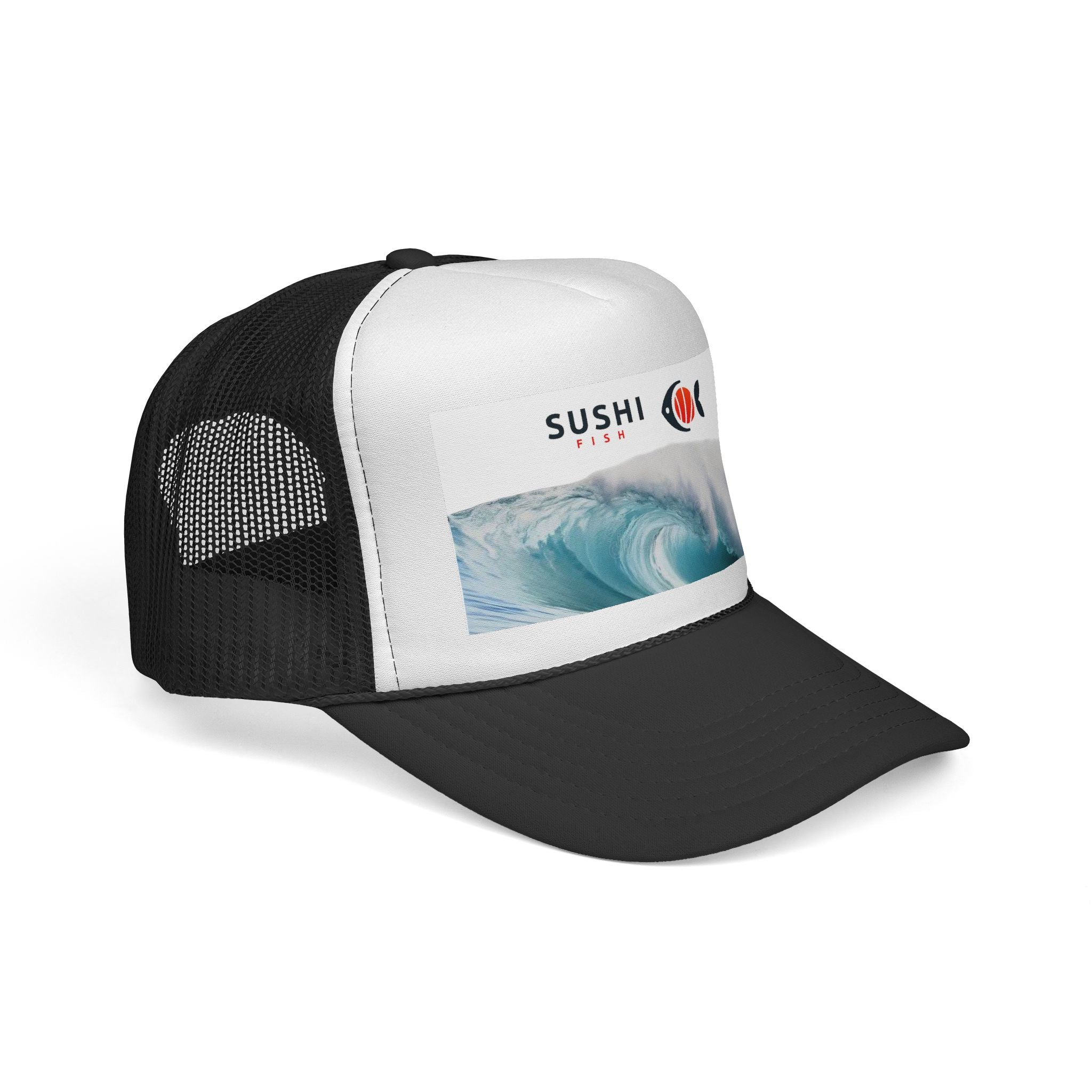 Sushi Fish Wave Trucker Cap