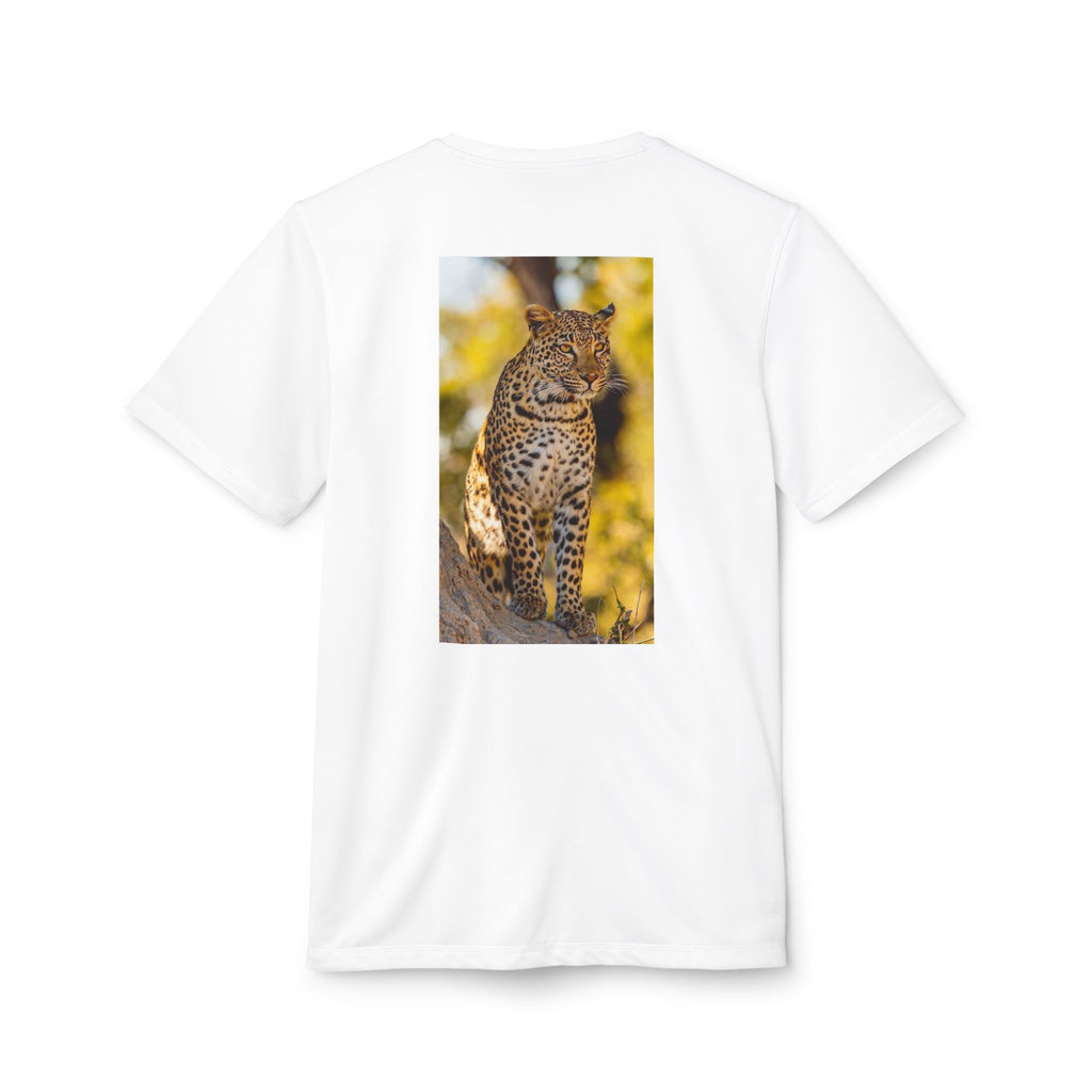 ヒョウ柄トレーディングカードグラフィックTシャツ