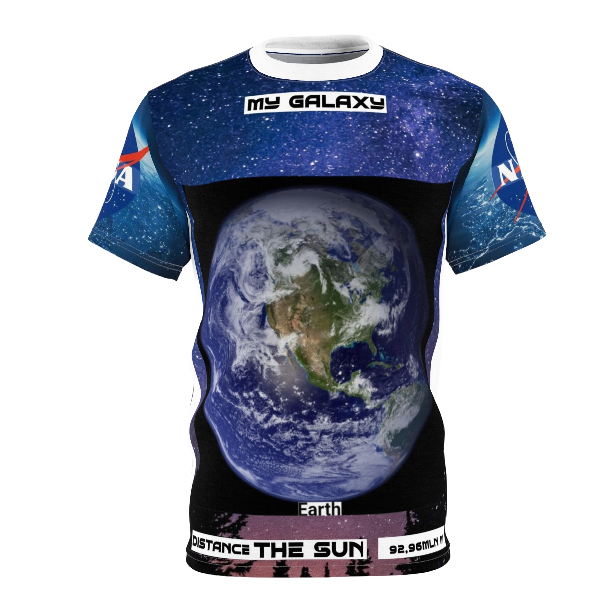 My Galaxy Earth Funny Dog & Dad T-Shirt