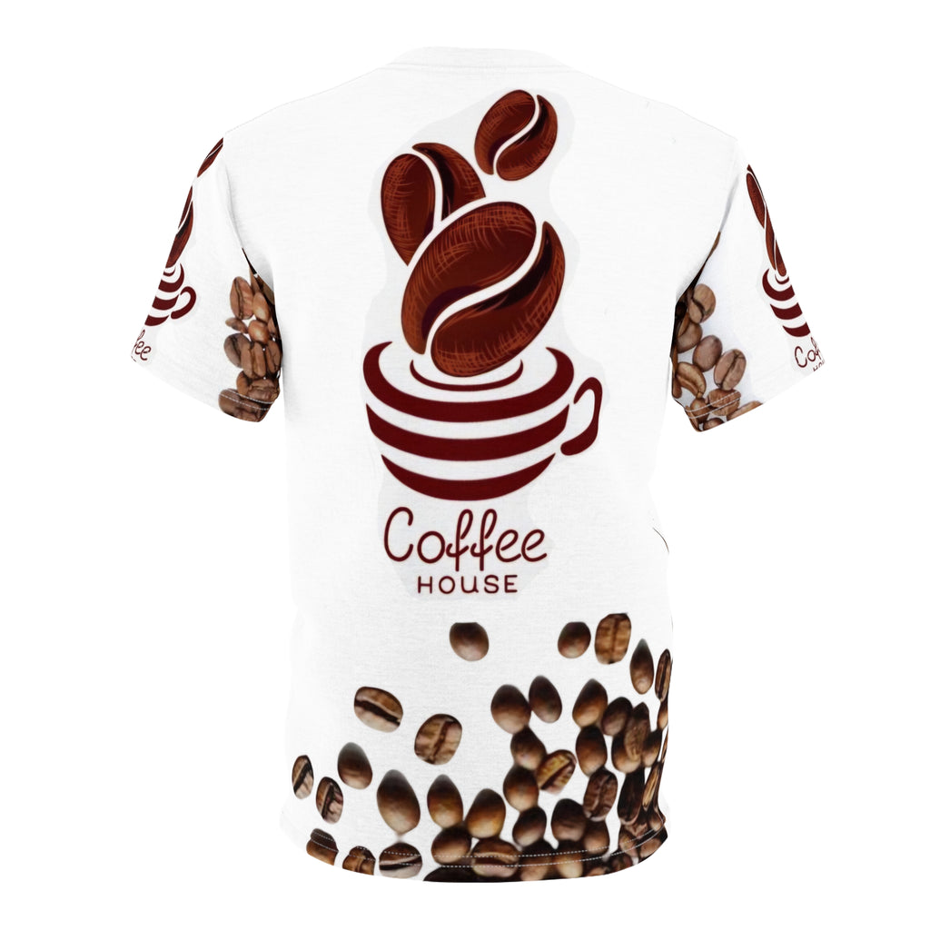 Coffee Shop Branded T-Shirt — Bright Cut & Sew Tee