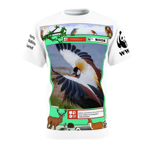 Bird Conservation Graphic Tee — WWF 'Birds' Print Cut & Sew Shirt