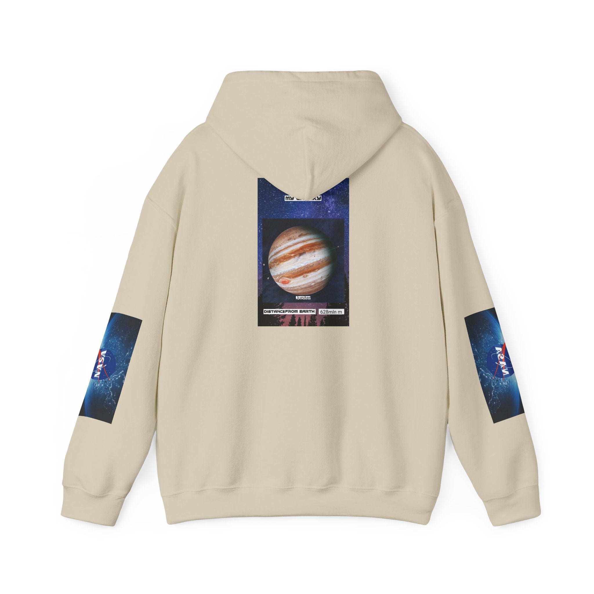 HOODIE MY GALAXY Planet Jupiter Hoodie — NASA-Inspired Space Graphic Pullover