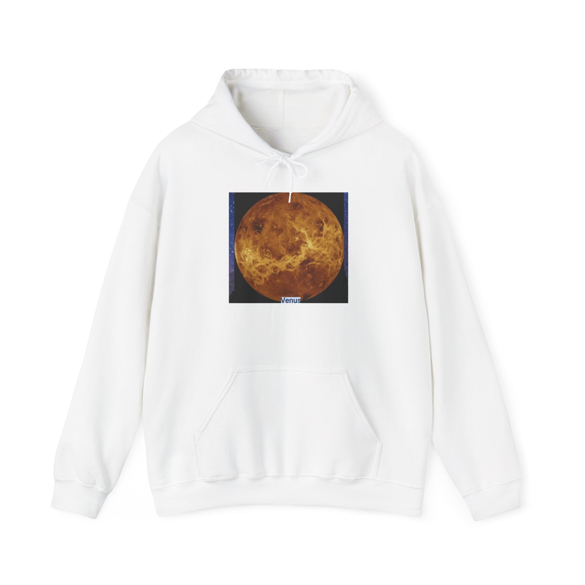 HOODIE MY GALAXY Venus Planet Hoodie — Vintage Space Graphic Sweatshirt