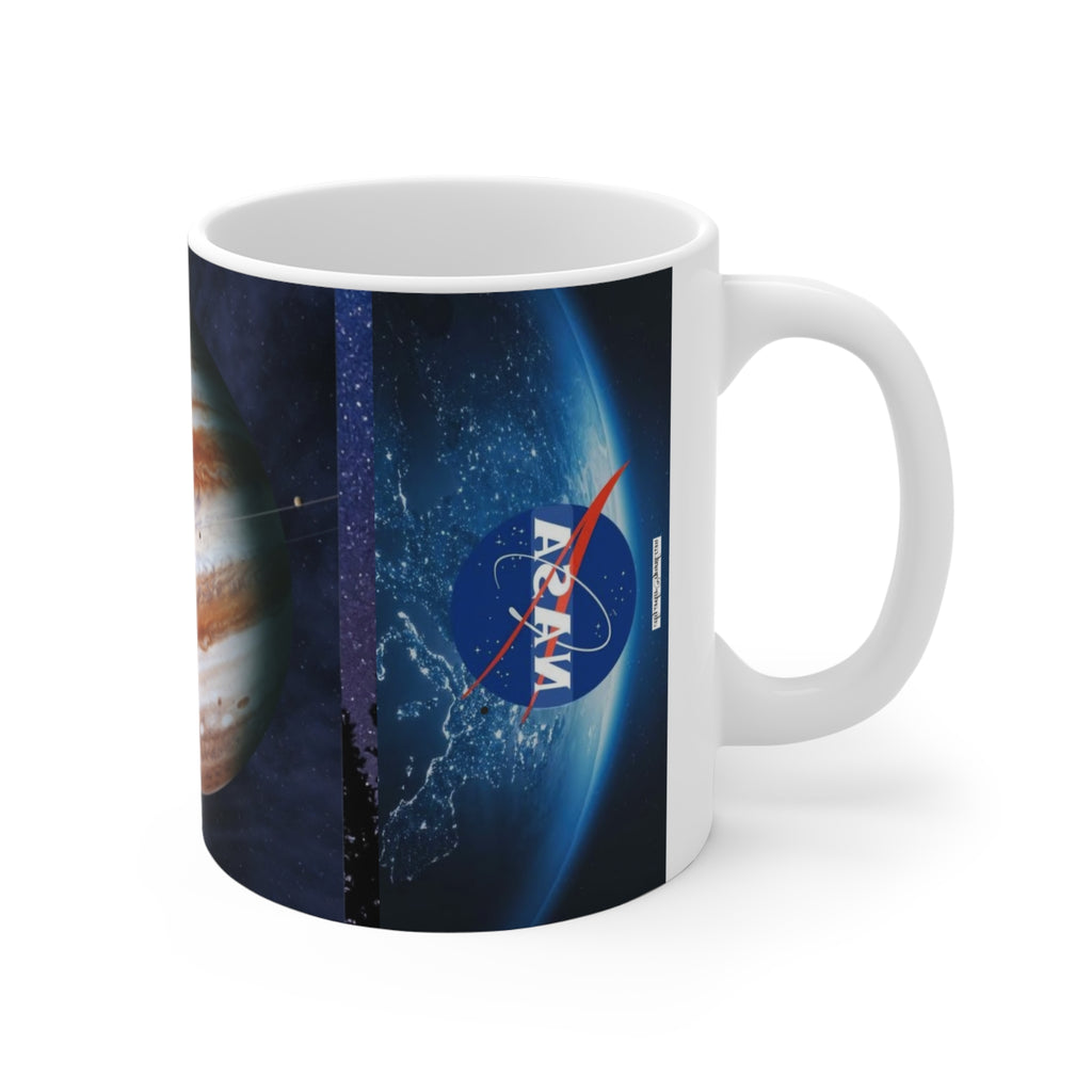 NASA Jupiter Mug — 11oz Space Planet Coffee Cup