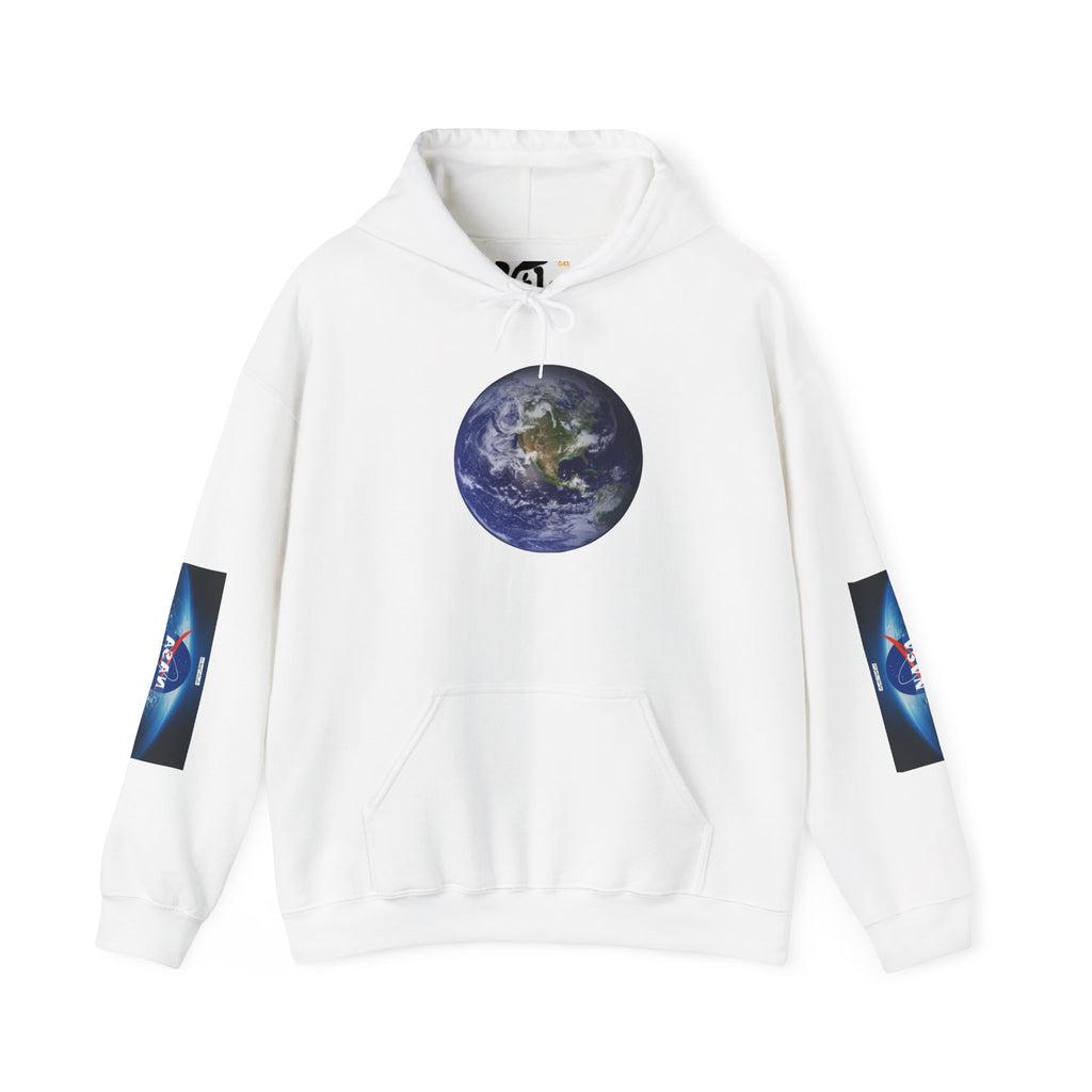 My Galaxy Earth Earth Graphic Hoodie — NASA-Inspired Space Planet Pullover