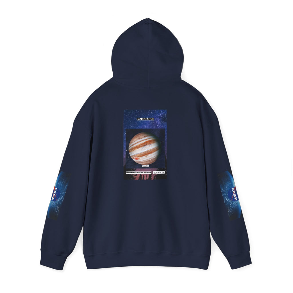 HOODIE MY GALAXY Planet Jupiter Hoodie — NASA-Inspired Space Graphic Pullover
