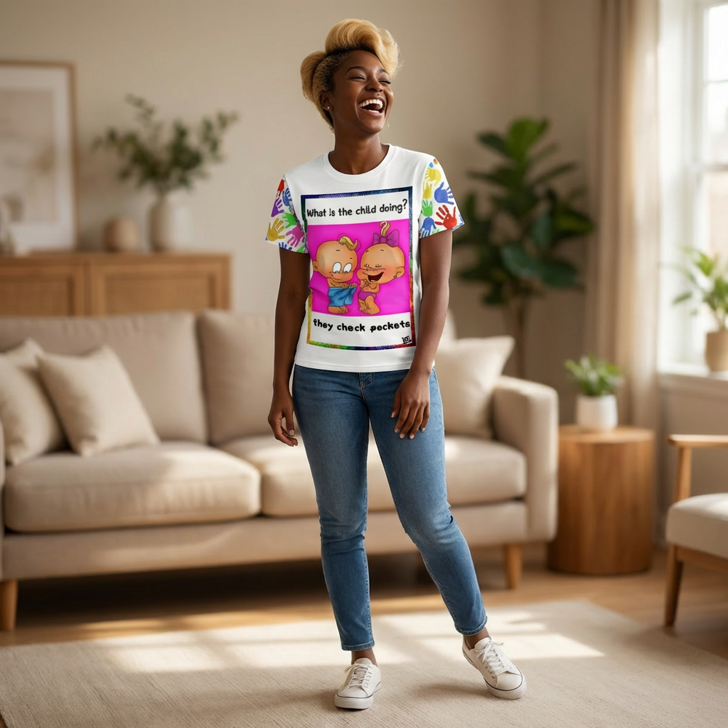 What Children Do Series Bright Couple Tee — Stylish Gift T-Shirt