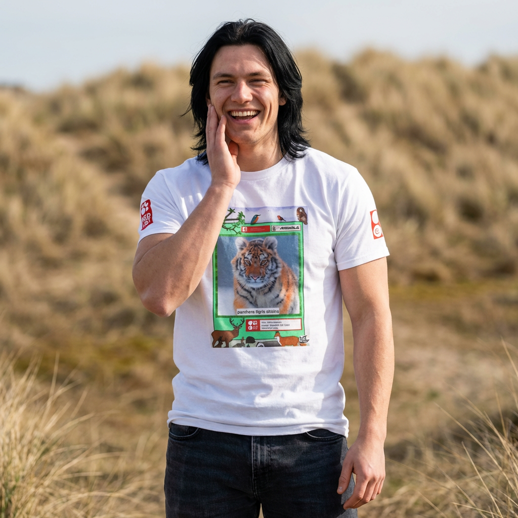 Nature Animals Bright Tee — Vibrant Wildlife Graphic T-Shirt