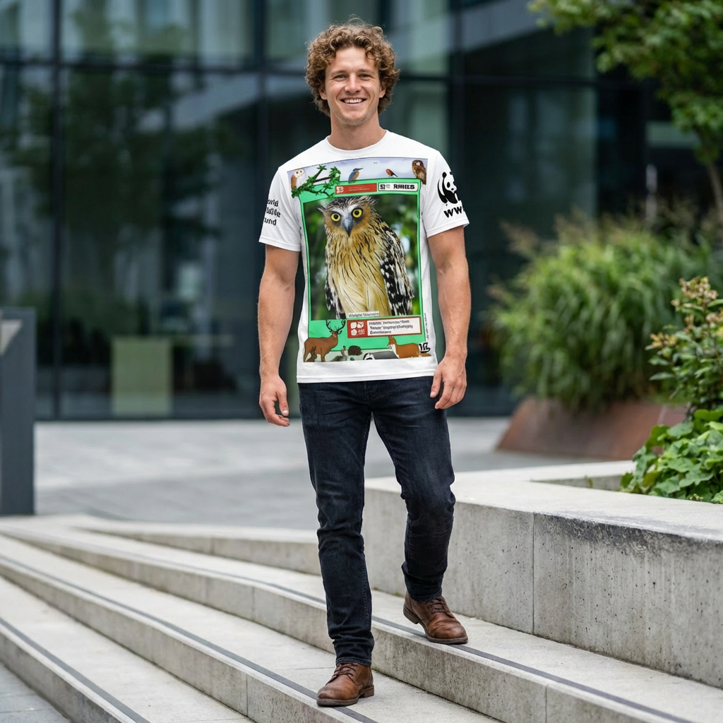 Nature Birds Bright Elegant T-Shirt — Gift for Nature Lovers