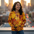 HOODIE NATURE Butterfly & Autumn Leaves Hoodie — WWF-Inspired Nature Pullover