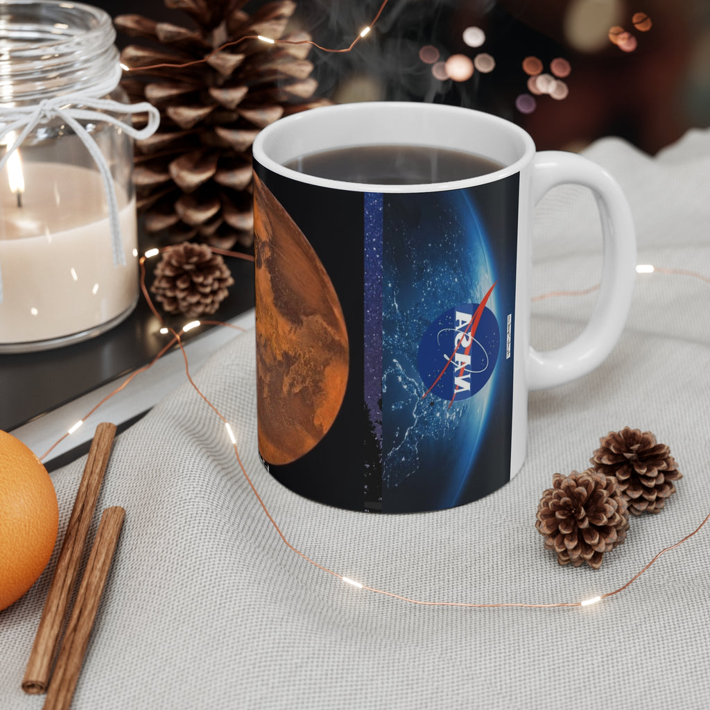 NASA Mars Mug — Space Planet Coffee Cup (11oz)