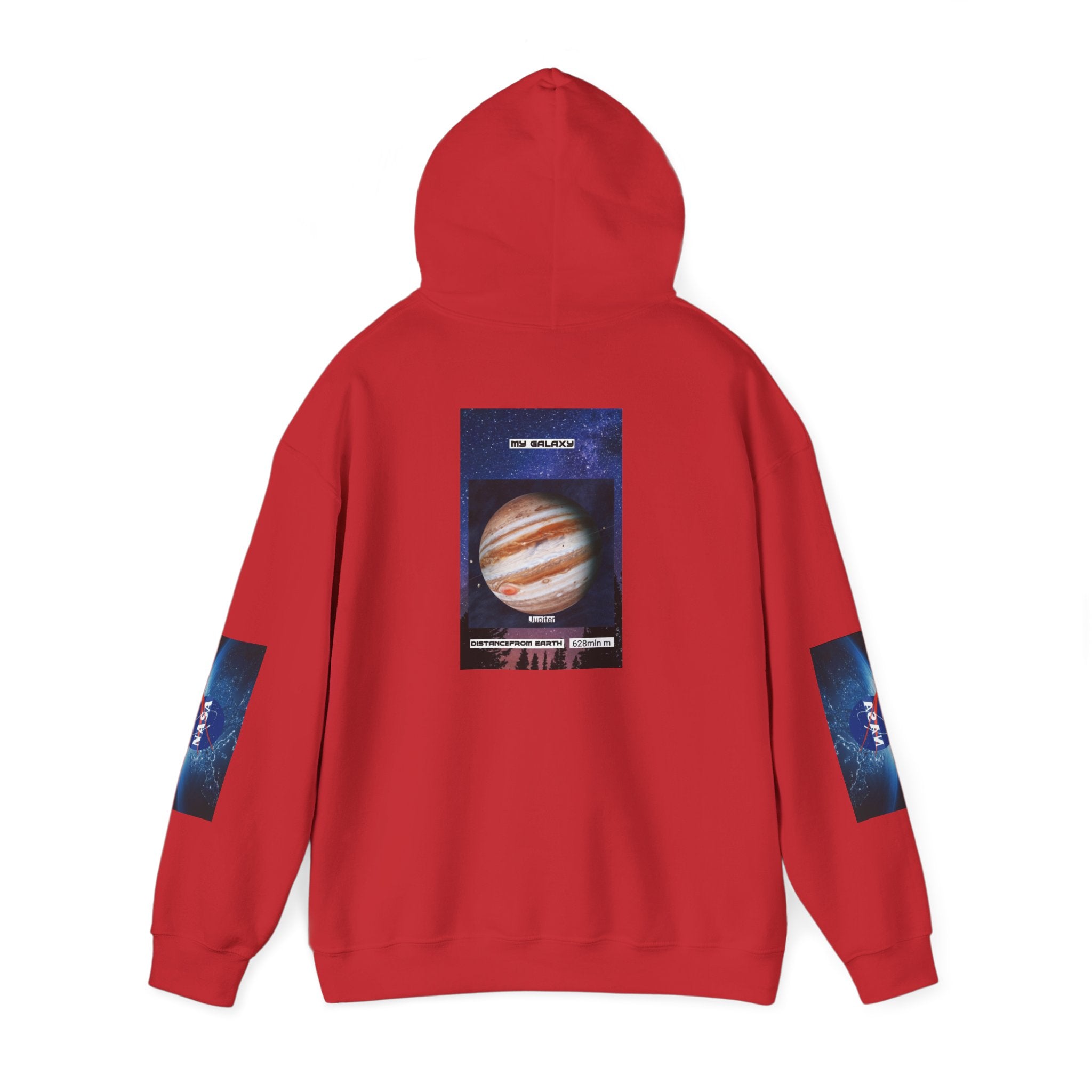 HOODIE MY GALAXY Planet Jupiter Hoodie — NASA-Inspired Space Graphic Pullover