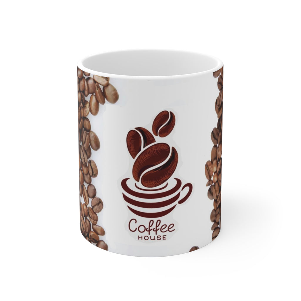 Coffee House Logo Mug — 11oz Branded Ceramic Coffee Mug