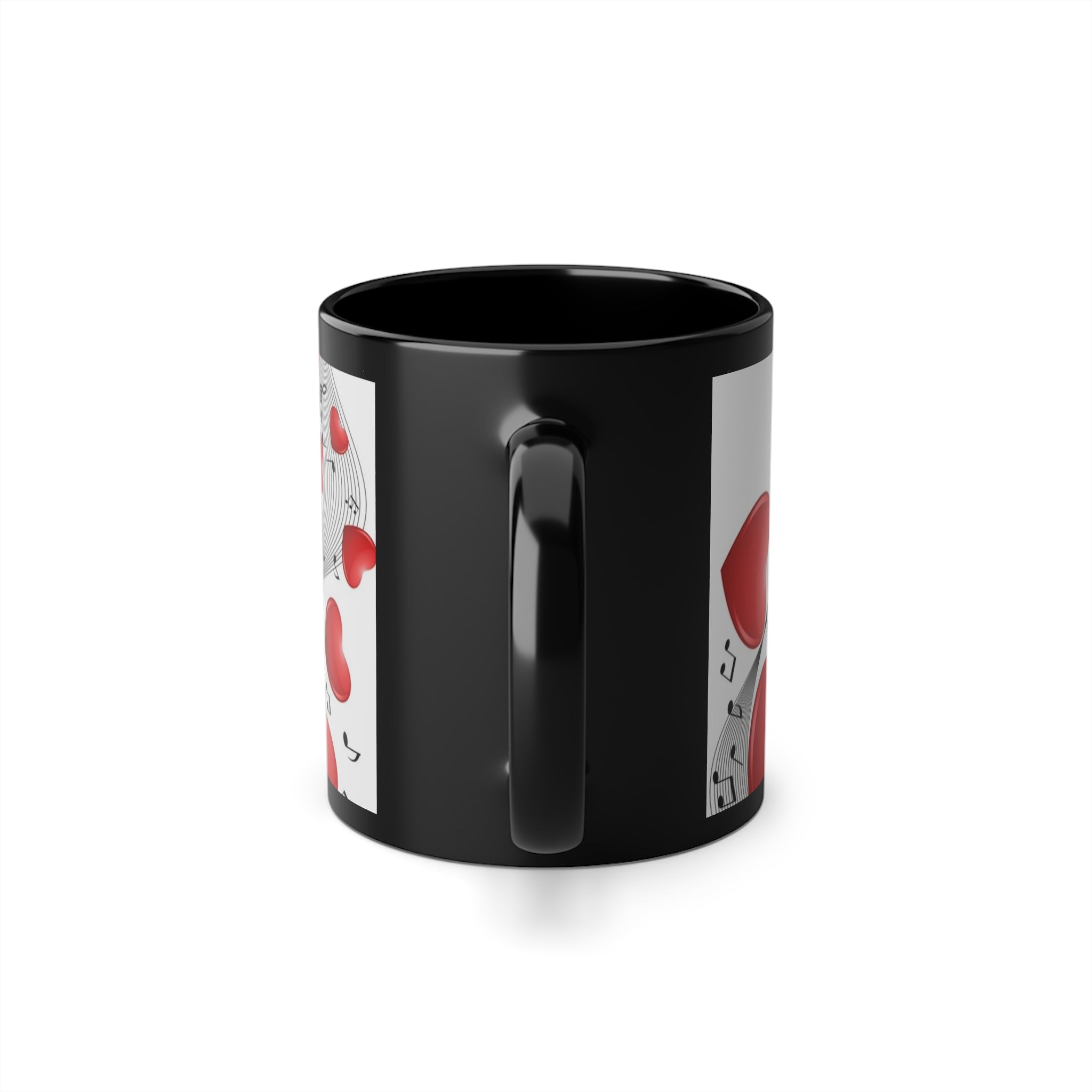 CUP - LOVE IS - Series Black Coffee Mug — 11oz Gift for Family & Friends