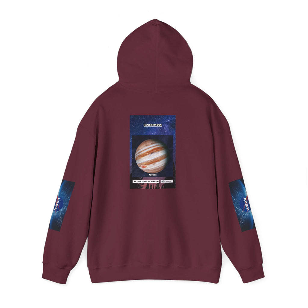 HOODIE MY GALAXY Planet Jupiter Hoodie — NASA-Inspired Space Graphic Pullover