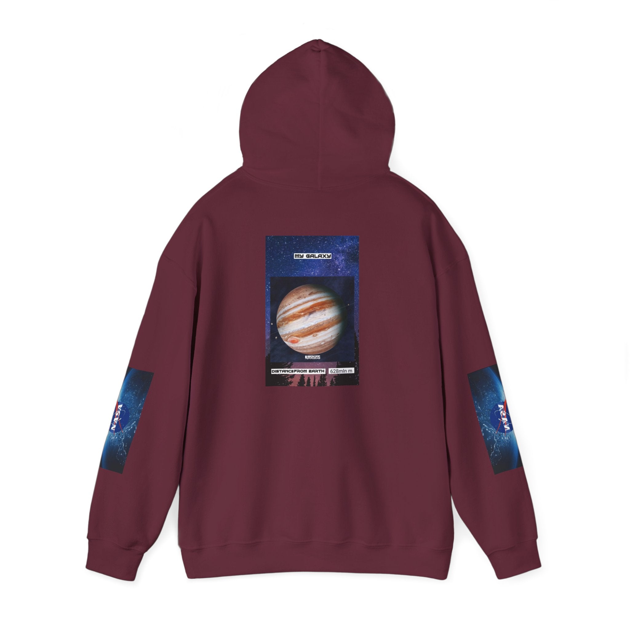HOODIE MY GALAXY Planet Jupiter Hoodie — NASA-Inspired Space Graphic Pullover
