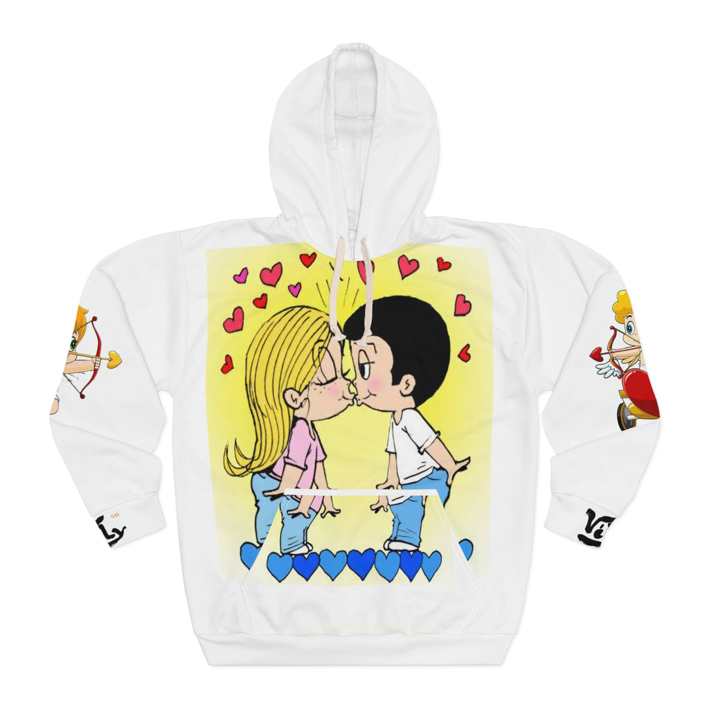 Romantic Kissing Couple Hoodie — "what beats the Monday blues!" Love Pullover