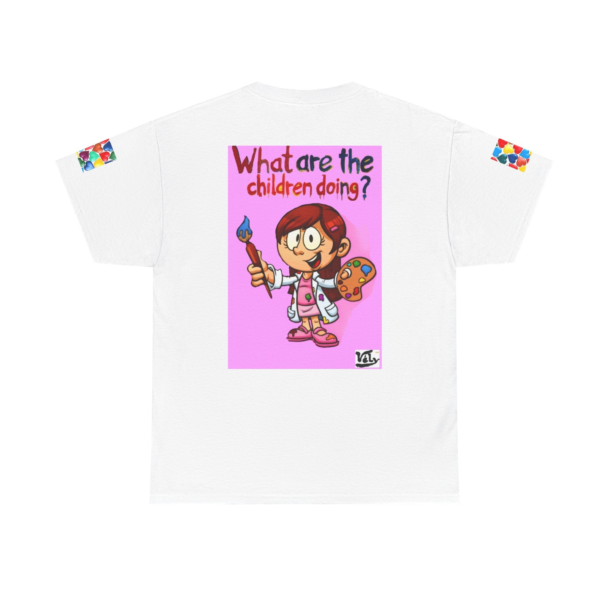 Kids Activity Tee — "What are the children doing?" Sing Songs & Art Design