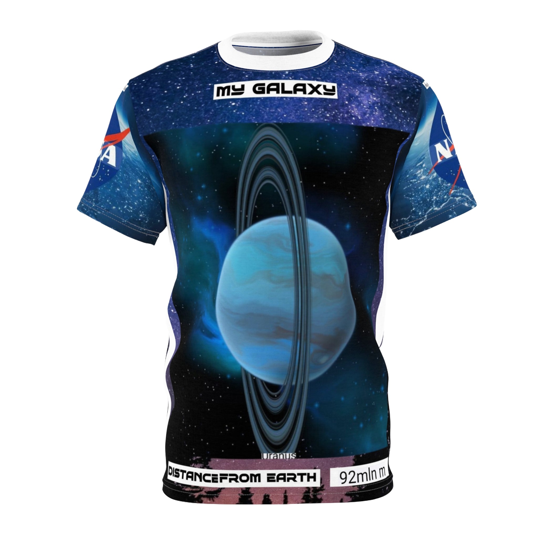 My Galaxy Uranus Birthday Tee — Husband & Son Gift