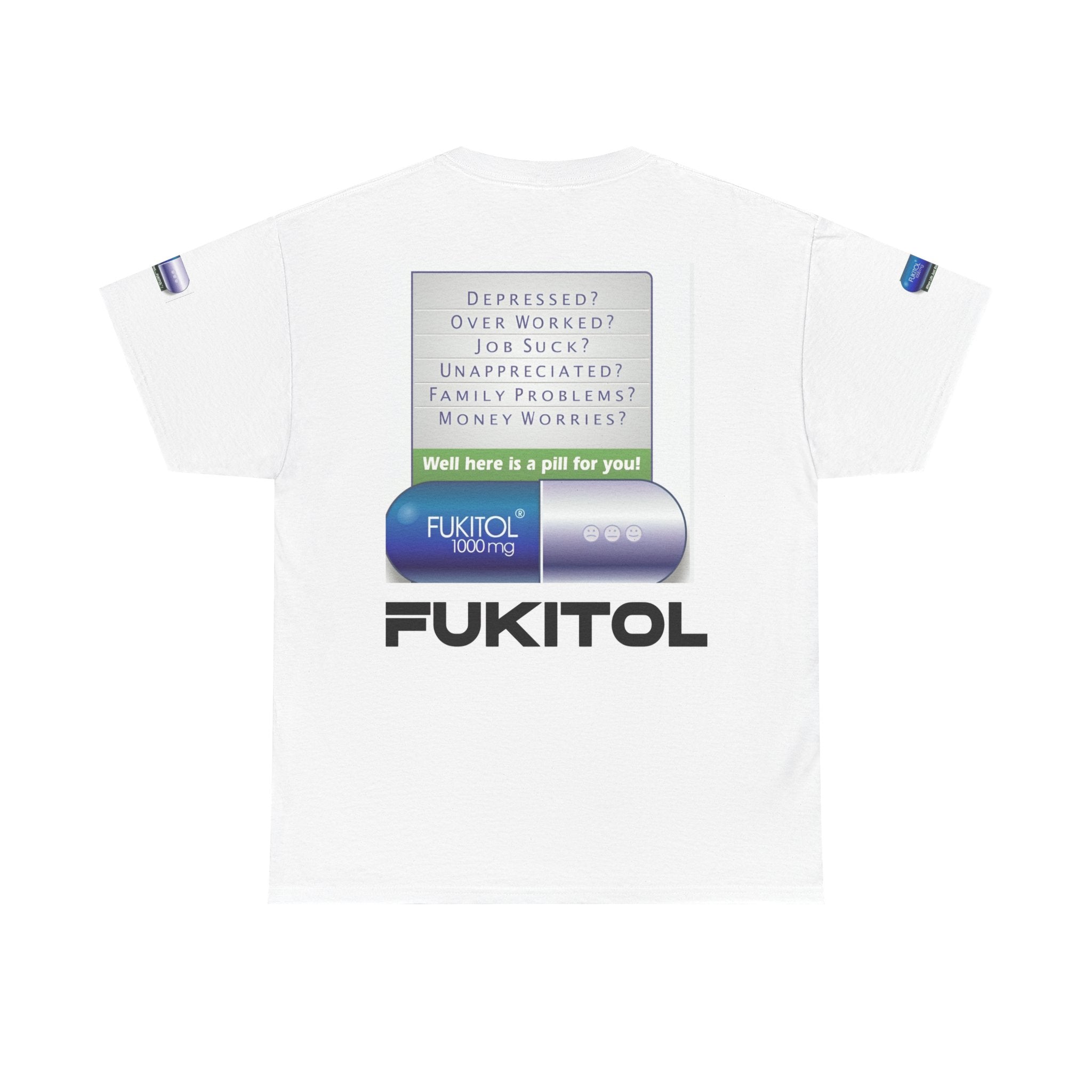 FUKITOL Graphic T-Shirt — Funny Cool Tee Gift for Friends & Colleagues