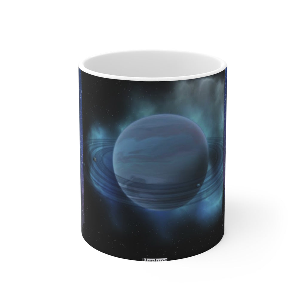 NASA Space Planet Mug — 11oz Ceramic Coffee Cup with Planetary Design