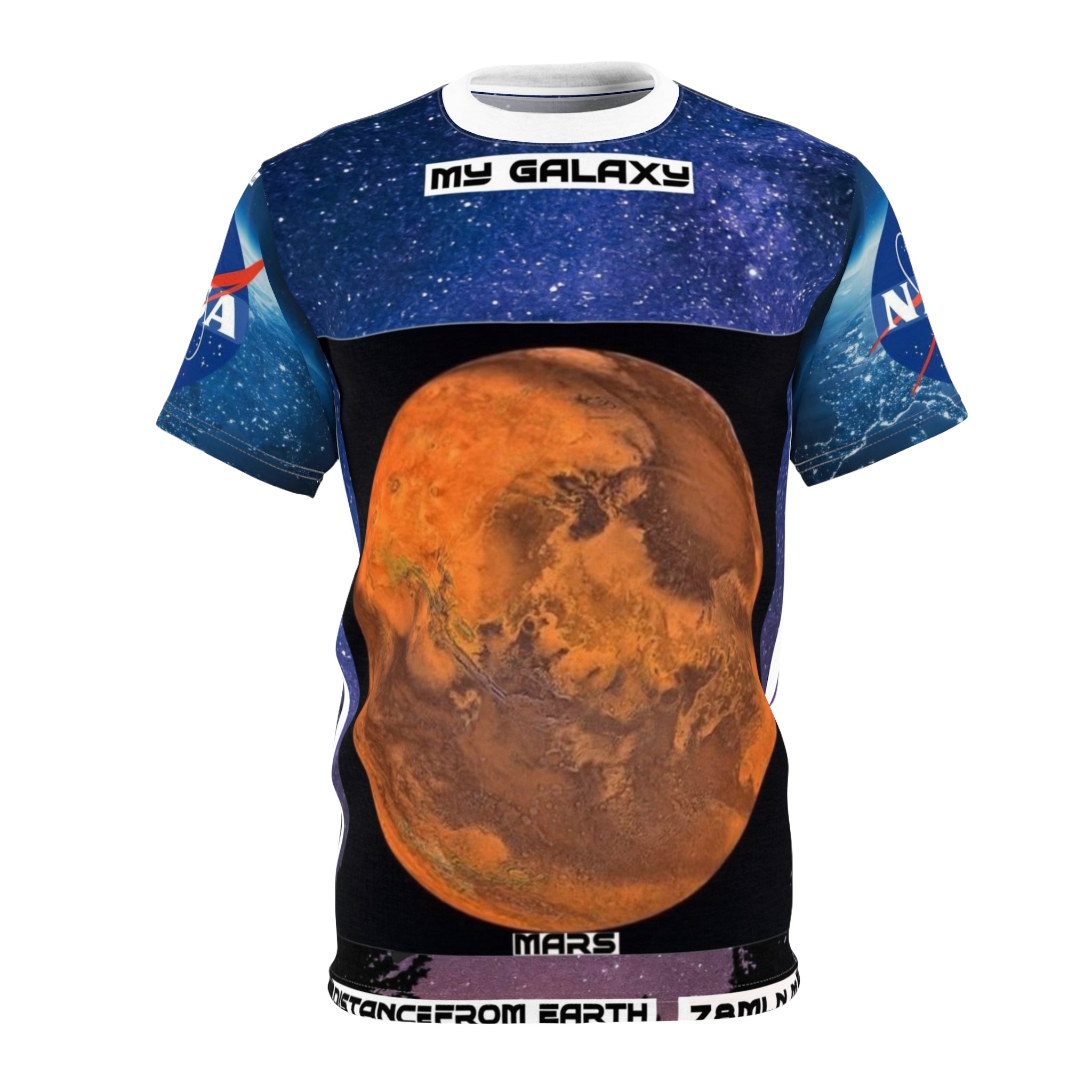 My Galaxy Mars Series T-Shirt — Bright Elegant All-Over Print Gift
