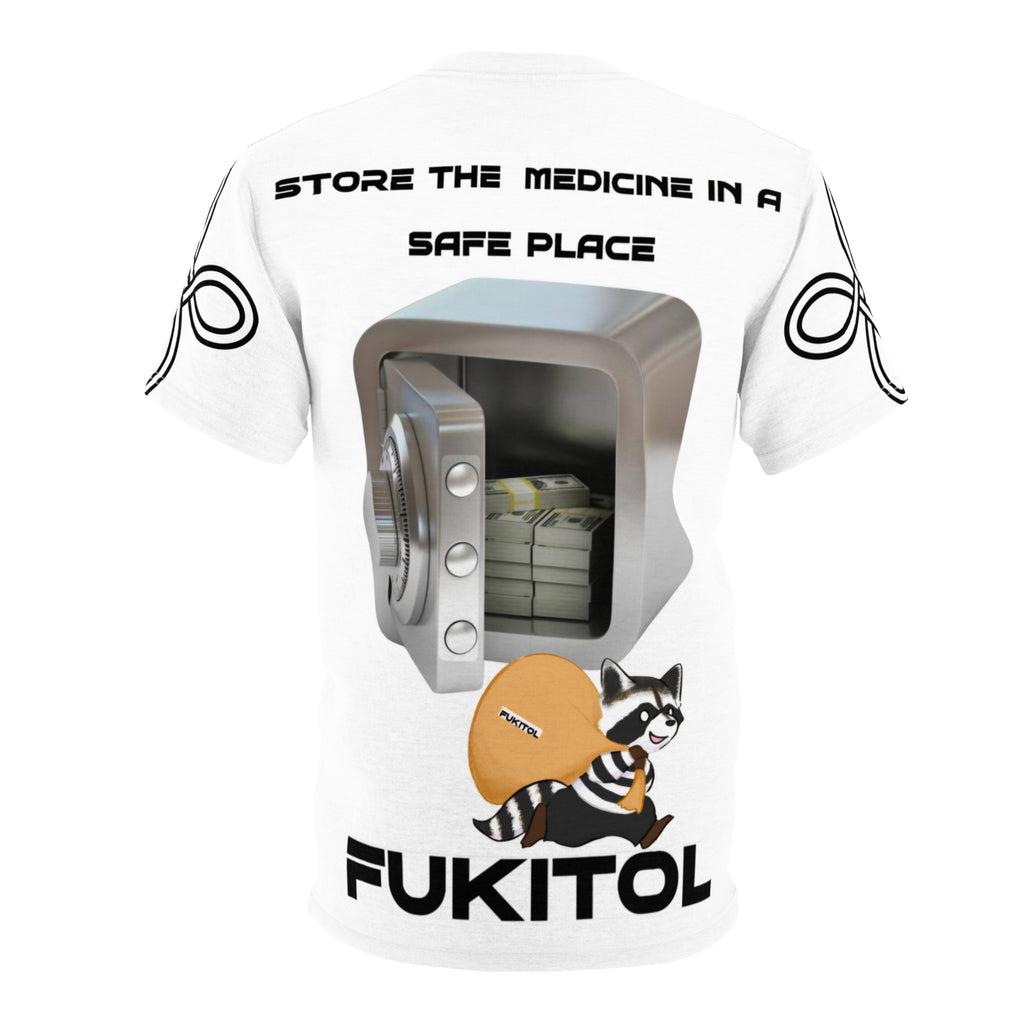 T shirt -Fukitol- Graphic Tee — "Store in a Safe Place" Bright Gift T‑Shirt