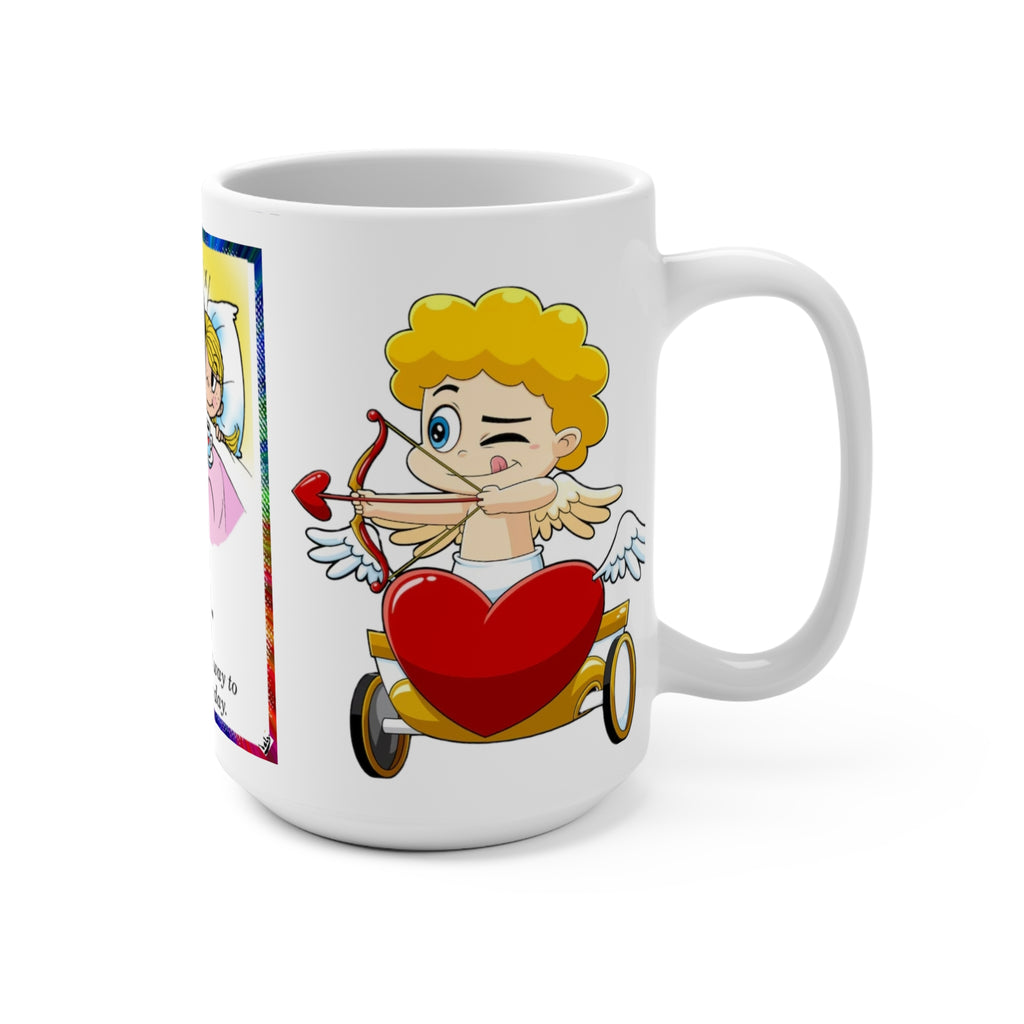 LOVE IS 15oz Mug — Romantic Gift for Lovers, Friends & Colleagues