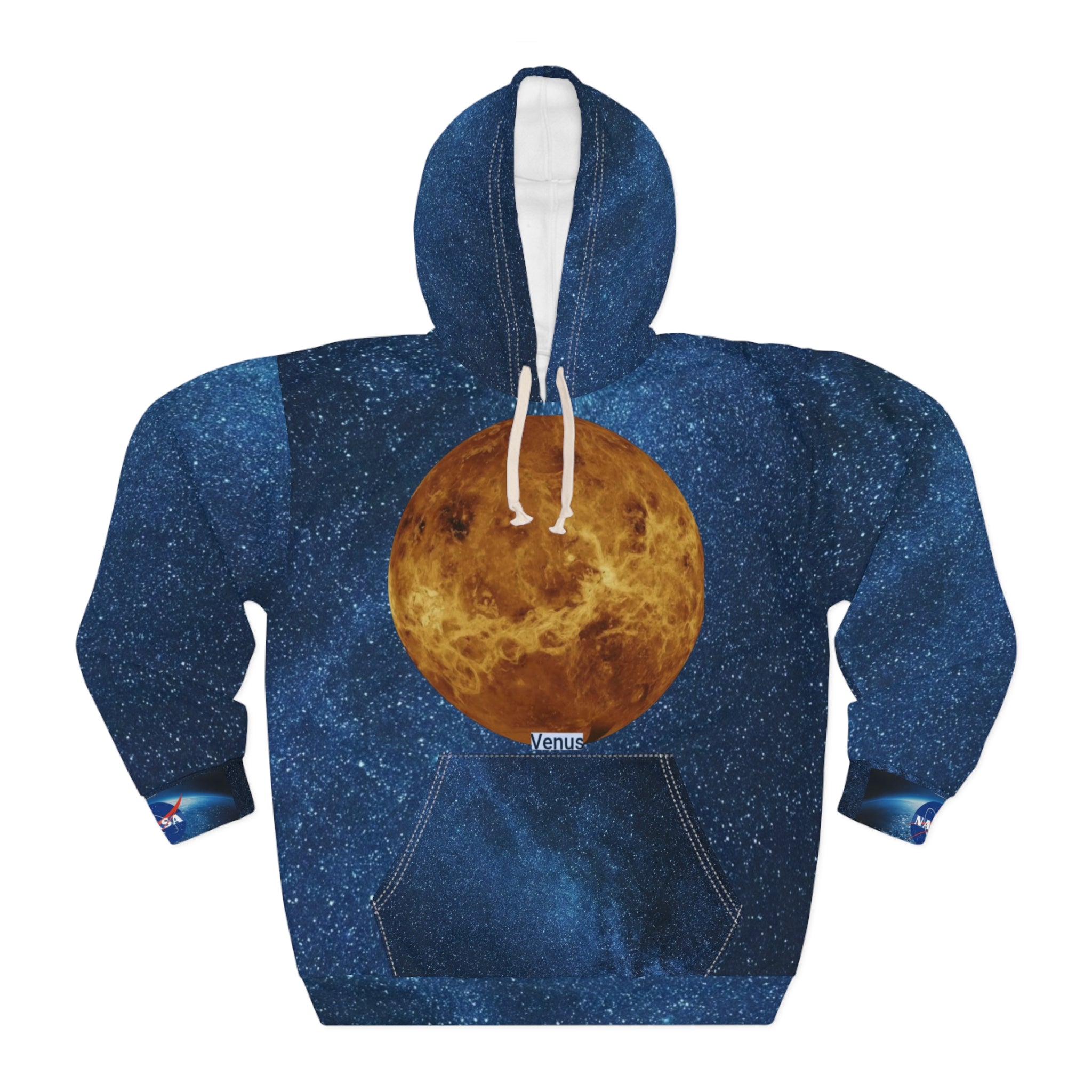 Hoodie - Venus Galaxy Pullover Hoodie (My Galaxy: Distance From Earth 38min miles)