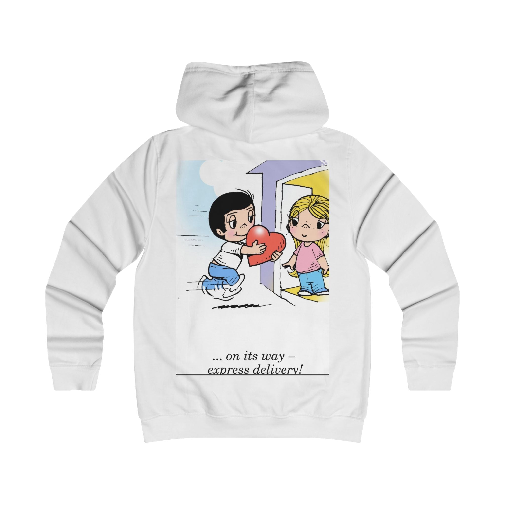 HOODIE RETRO — Cute Retro Valentine Delivery Graphic