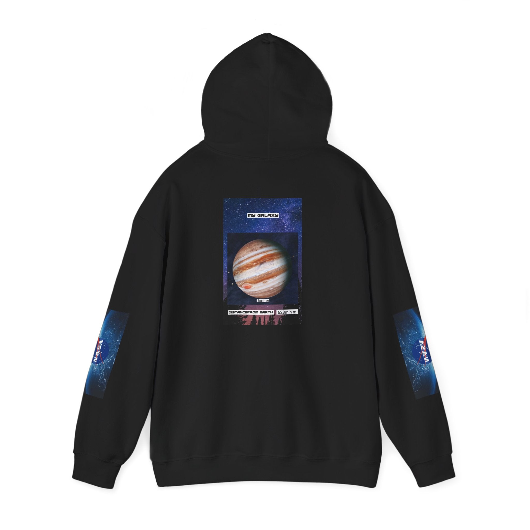 HOODIE MY GALAXY Planet Jupiter Hoodie — NASA-Inspired Space Graphic Pullover